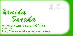 monika daruka business card